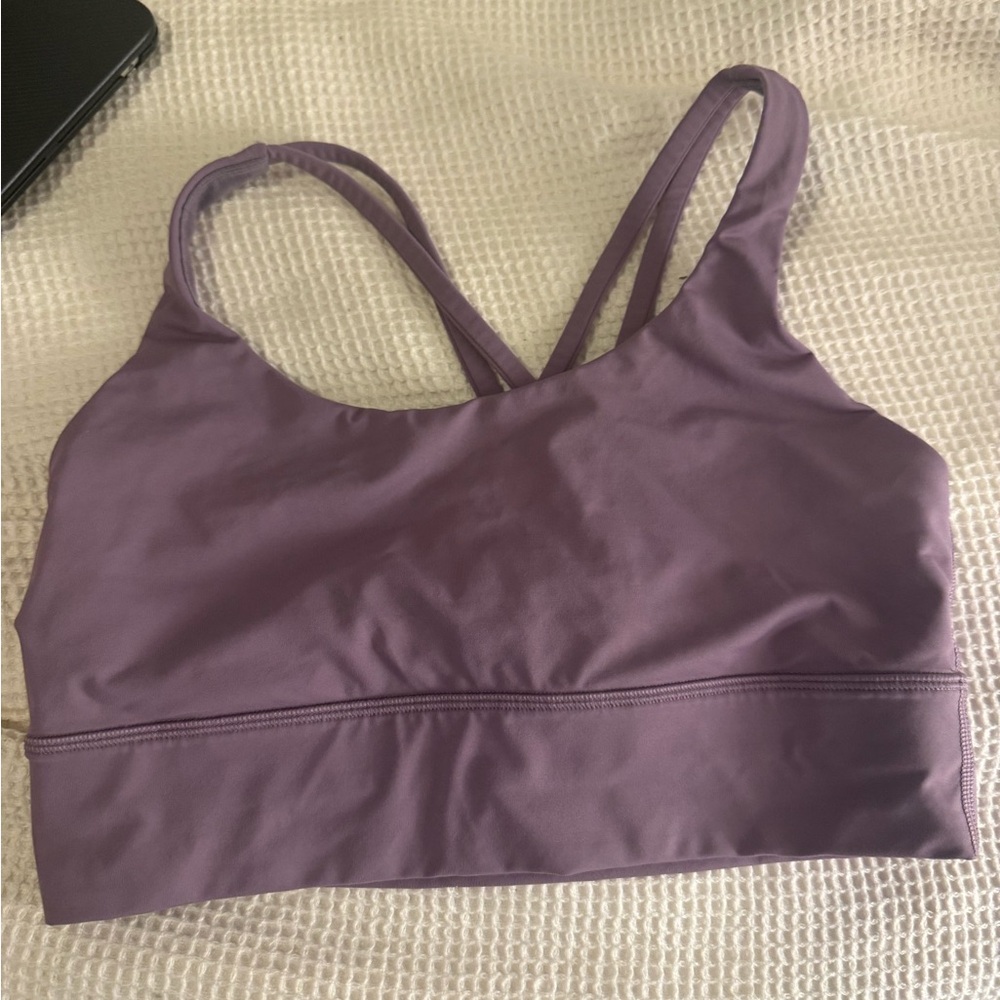 Lululemon Athletica Purple Sports Bra with Racerback Design